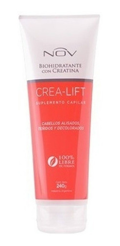 Imagen 1 de 1 de Crea-lift Biohidratante Creatina Nov Botox Capilar 220ml