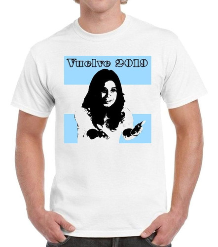 Remera De Hombre Frente De Todes Vuelve Cristina Kirchner