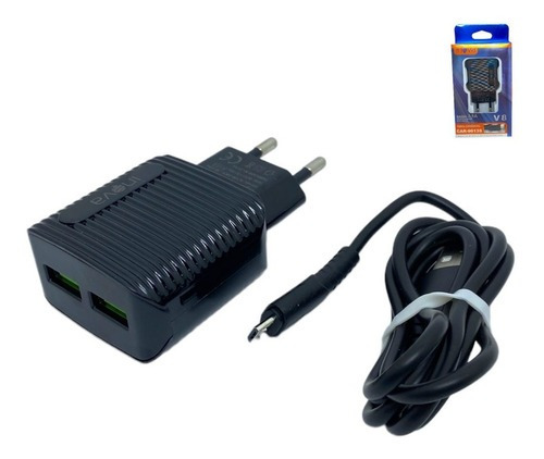 10 Carregador Celular Inova Rapido 3.1a V8 +2usb