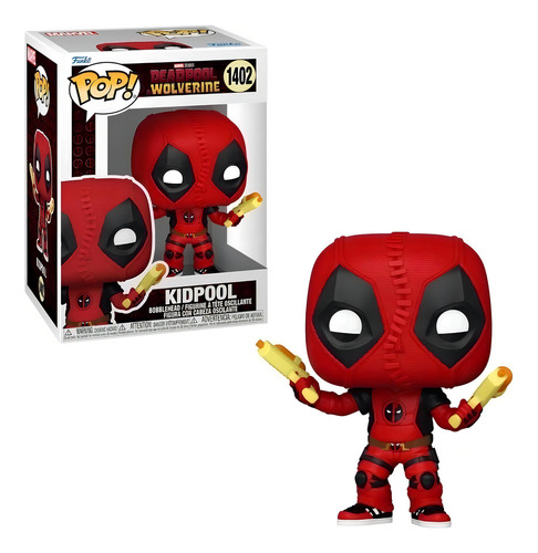 ¡Funko Pop! Marvel Deadpool y Wolverine Kidpool 1402