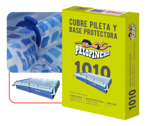 Imagen 1 de 10 de Cubre Pileta Cobertor Y Base Protectora Pelopincho 1010