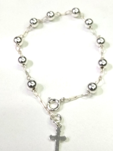 Pulsera Rosario Denario Plata 925 