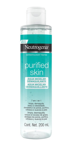 Agua Micelar Neutrogena 7 En 1 Purified Skin X 200 Ml