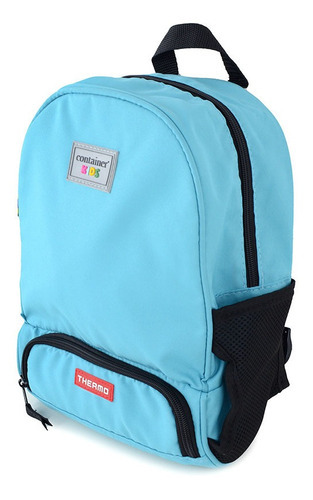 Mochila Infantil Dermiwil Com Bolso Térmico Azul - 11952