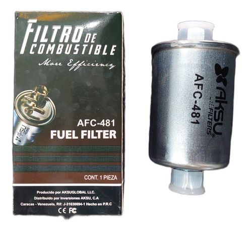 Filtro De Gasolina Aksu - Afc-481 (blazer / Cheyenne/ Tahoe)