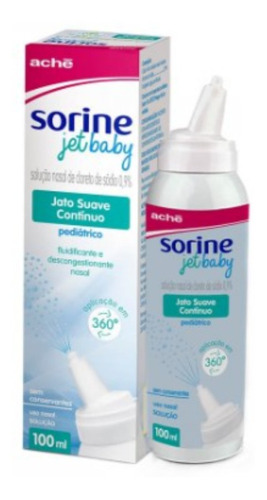 Sorine Infantil Jet Baby Descongestionante Com 100ml