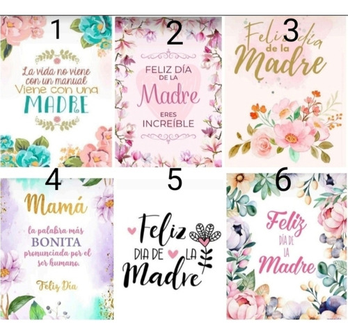 Dia De Las Madres Velas Detalles, Personalizadas 12pzs