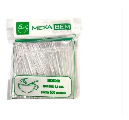 Mexedor De Café Espresso Com Dez Mil Unidades - 8,5 Cms Cor Cristal Geométrico