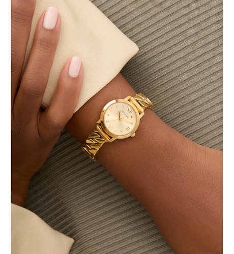 Reloj Chime Guess Mujer Dorado