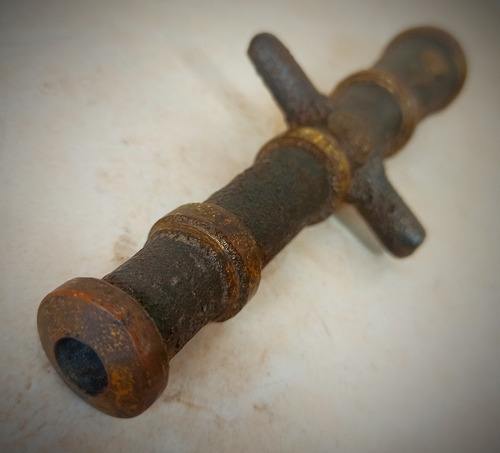 Antiguo Ca,ñon Venezolano De Artilleria Bronce Años 20!!! (Usado)