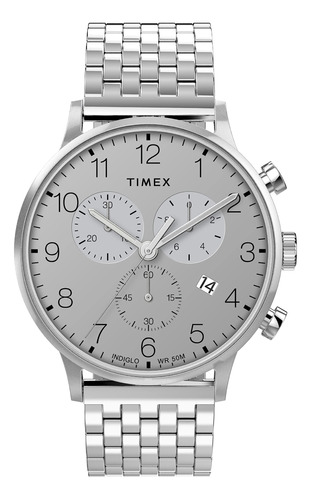 Timex Reloj Cronógrafo Clásico Waterbury De 1.575 in, To.