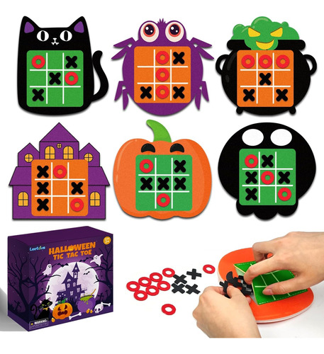 Juegos De Regalos De Fiesta De Halloween Tic Tac Toe Para Ni