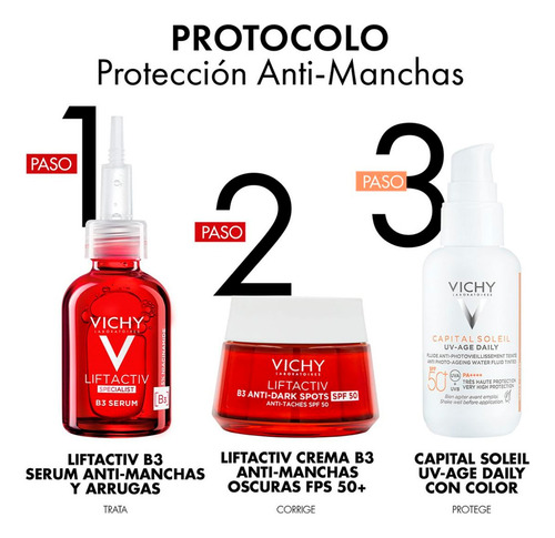 Crema Vichy Liftactiv Specialist B3 Spf50 Anti Manchas 50ml