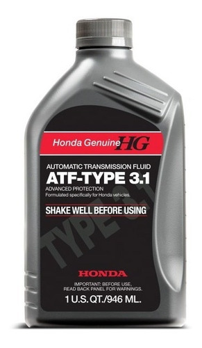 Aceite Atf Type 3.1 Transmisión Automática Honda Original