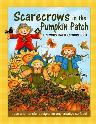 Libro Scarecrows In The Pumpkin Patch : Linework Pattern ...