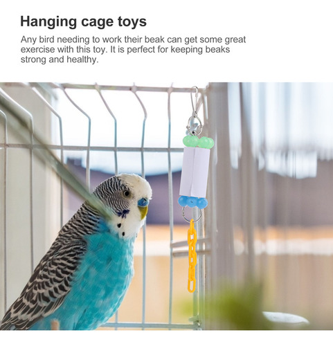 Juguete Para Masticar Loros, Colgante Para Moler Pájaros, Ju