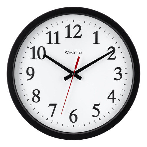 Westclox Reloj De Pared Redondo Electrico De 14.0 in, Color 