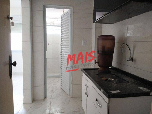 Imagem 5 de 11 de Kitnet Para Alugar, 45 M² - Embaré - Santos/sp - Kn0179