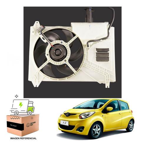 Electroventilador Motor Para Jac J2 1.0 2012 2016 Bencina