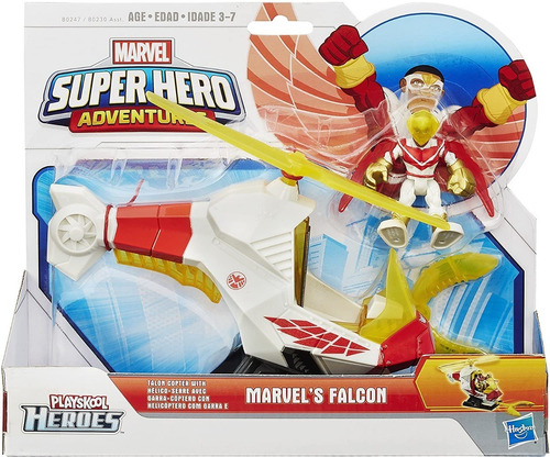 Imagen 2 de 2 de Marvel Super Heroes Talon Copter Falcon Figura De Accion