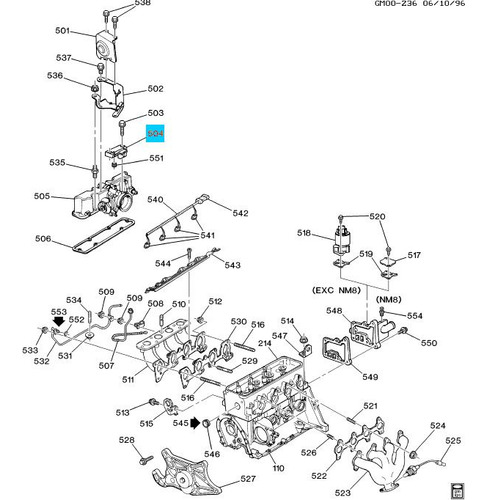 Sensor Map Cavalier 2.2 Blazer Cheyenne Vortec Taiko