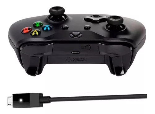 Mando Xbox One Compatible con Series X/S Inalámbrico y con cable Negro  Windows Modelo 1708