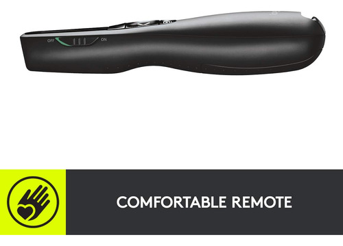 Clicker De Apresentação Sem Fio Logitech R800 Com Laser Verd