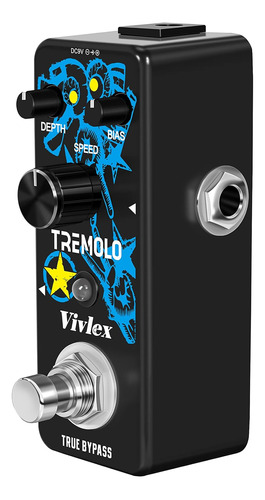 Vivlex Lef-327 Vibe Vibrato Trill Pedal Clásico Óptico Mini 