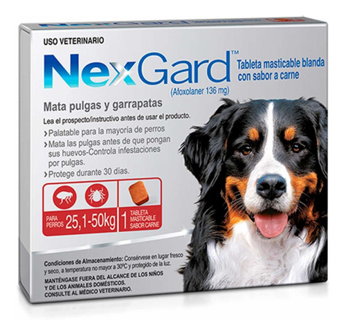 Nexgard Antipulgas Para Perros 25-50kg