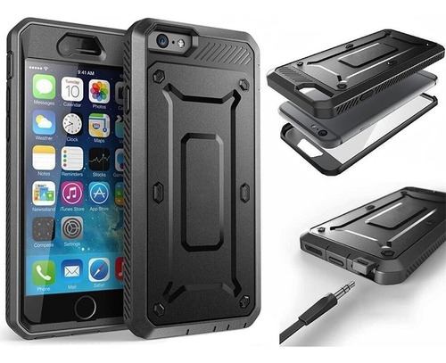 Case Armor 360 iPhone 6s Plus 7 8 7 Plus 8 Plus Con Mica