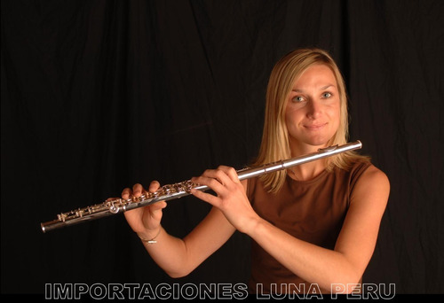 Flauta Traversa Plata Olso Milan Para Niños Adultos