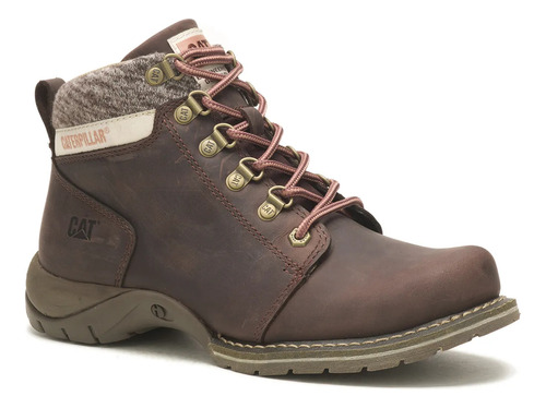 Botines Caterpillar Carlie Boot Cuero P311913 Mujer
