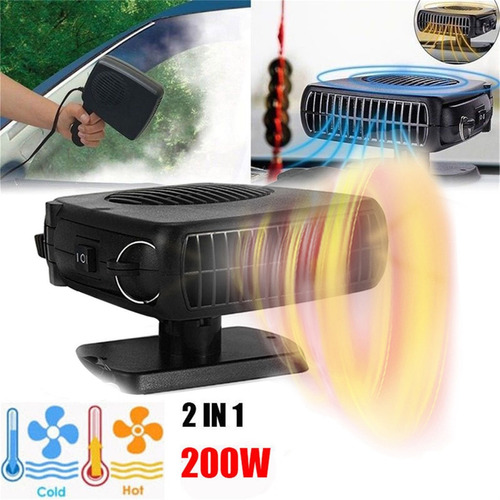 H 200w 24v Coche Camión Auto Aquecedor Ventilador Fresco Cal