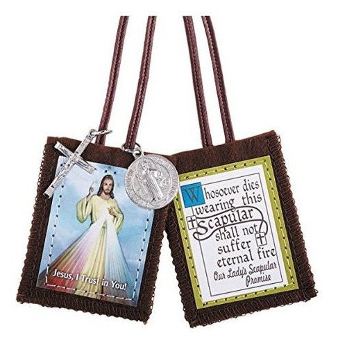 Escapulario Divina Misericordia Virgen Promesa