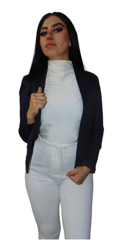 Saco Blazer Para Dama Mujer Formal Casual Abanico Entallado