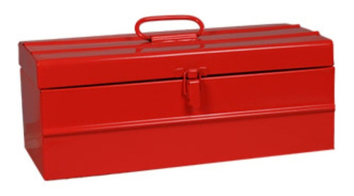 Imagen 1 de 2 de Caja de herramientas Lara 4 de metal 180mm x 415mm x 160mm roja