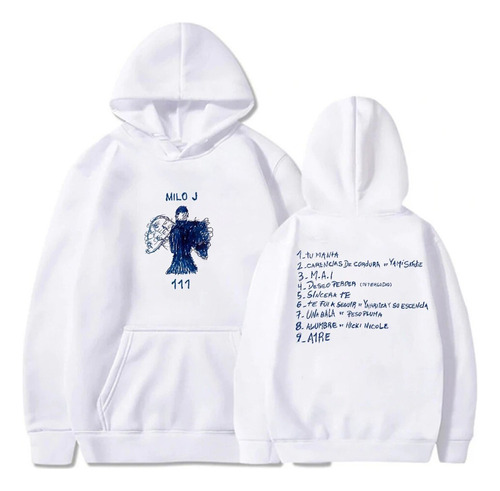 Sudadera Con Capucha Milo J 111 Album Pop Singer Merch, Unis