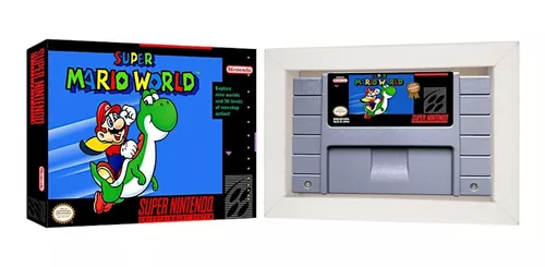 Cartucho de Super Nintendo Com 25 Jogos do Super Mario World