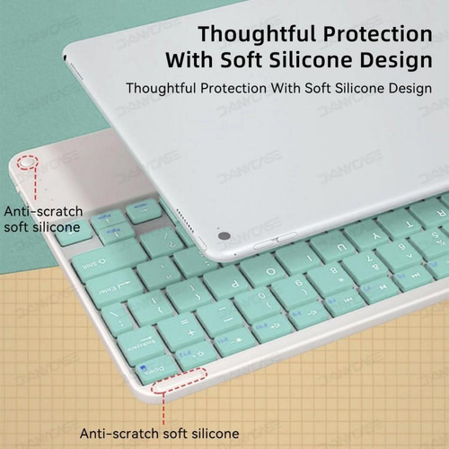 Teclado Táctil Recargable Inalámbrico Universal Danycase