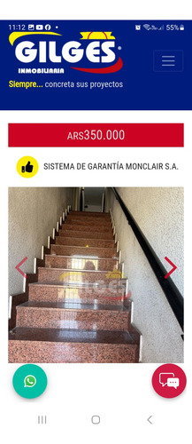 Departamento De Dos Amplios Ambientes Contrafrente