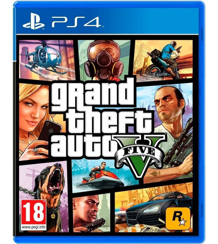 Grand Theft Auto V Gta 5 Ps4 Midia Fisica Cd Nacional Oferta