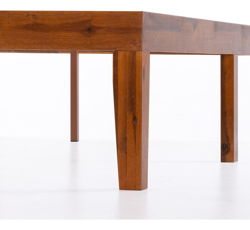 Cama De Madera Maciza 40 Cm Plataforma Cerezo Tamaño Queen