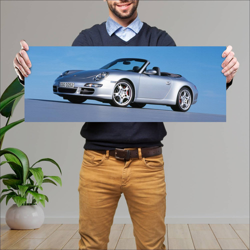 Cuadro 30x80cm Auto 2005 Porsche 911 Carrera S C 418