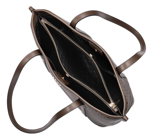 Bolsa Tote Enso Mujer Eb25301ttmbr Monograma Chocolate