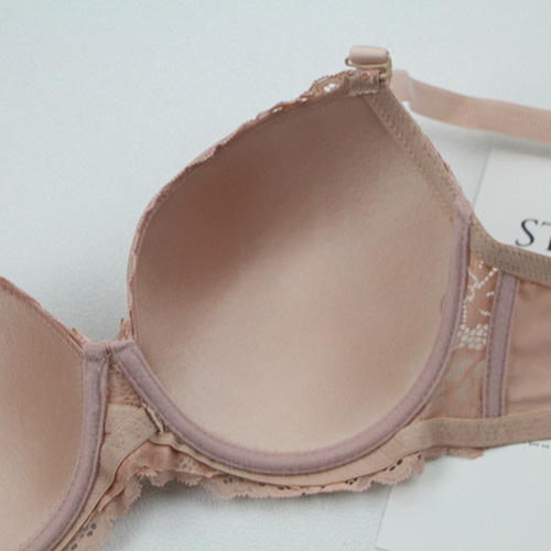 Sujetador De Encaje Sin Costuras Para Mujer, Talla Grande, C