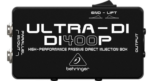 Caixa direta passiva Behringer Ultra-DI400P