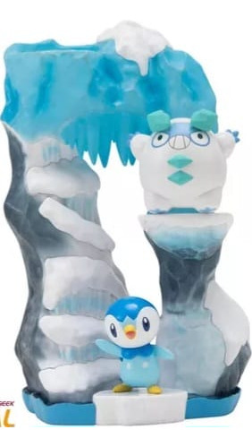 Pokemon Select - Ambiente De Glaciar Nevado - 2 Figuras - 