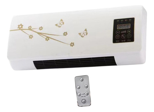 Aquecedor De Parede Pequeno, 2000w, Estampa De Borboleta