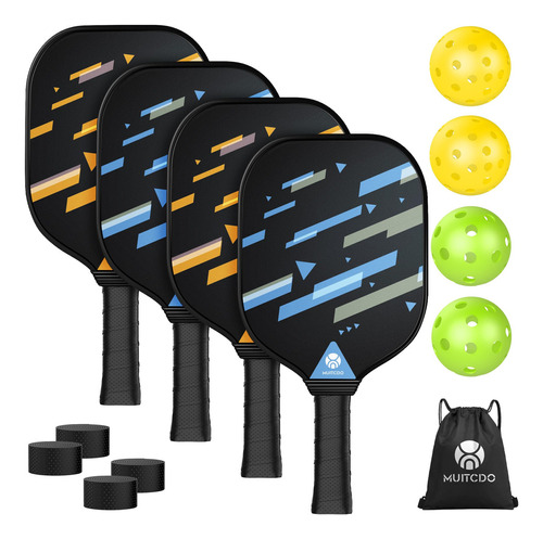 Paddles De Pickleball Muitcdo Set Métrico Aprobado Por La Us