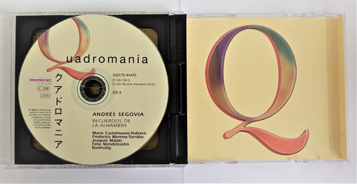 Andres Segovia Guitarra Clasica Quadromania Son 4 Discos (Usado)